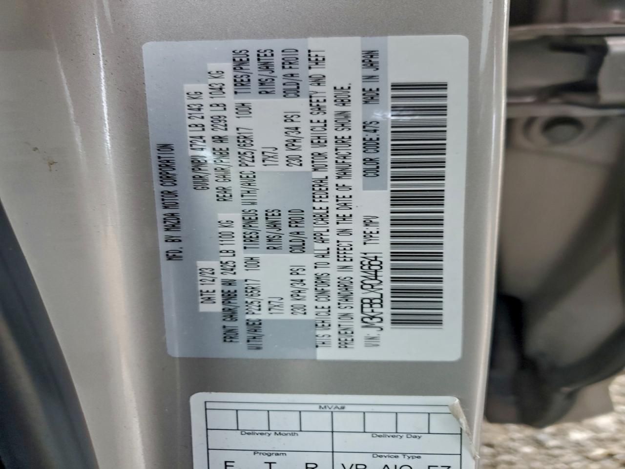 2024 Mazda Cx-5 Select