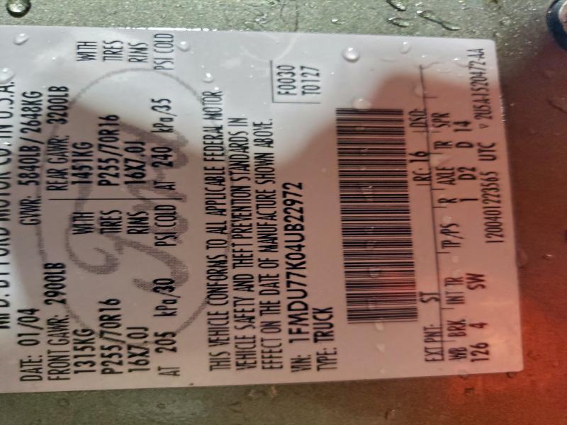 2004 Ford Explorer Sport Trac