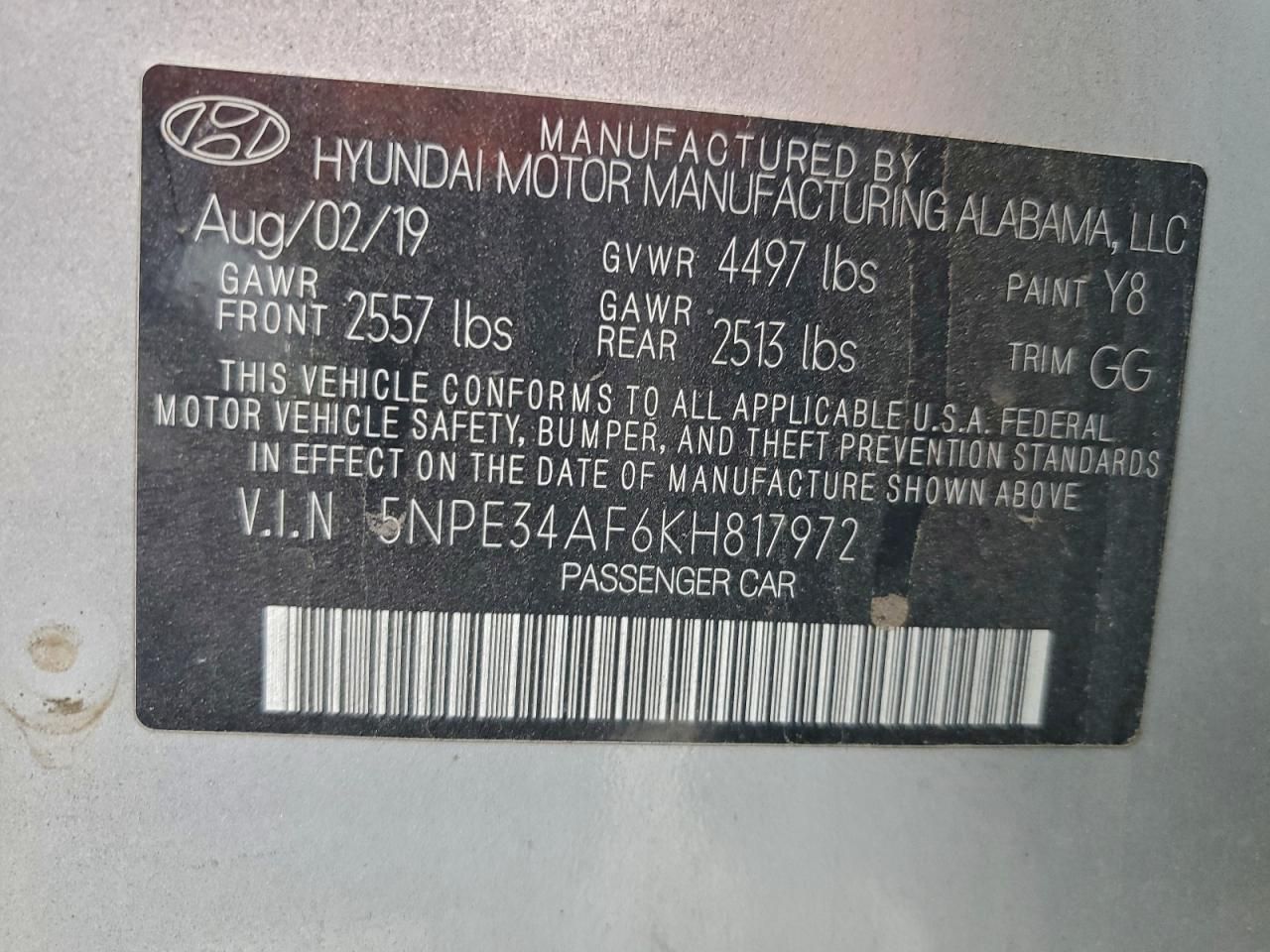 2019 Hyundai Sonata Limited