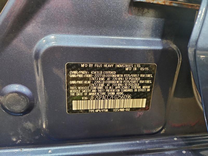 2015 Subaru Xv Crosstrek 2.0 Premium