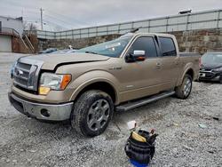 Ford salvage cars for sale: 2012 Ford F150 Supercrew