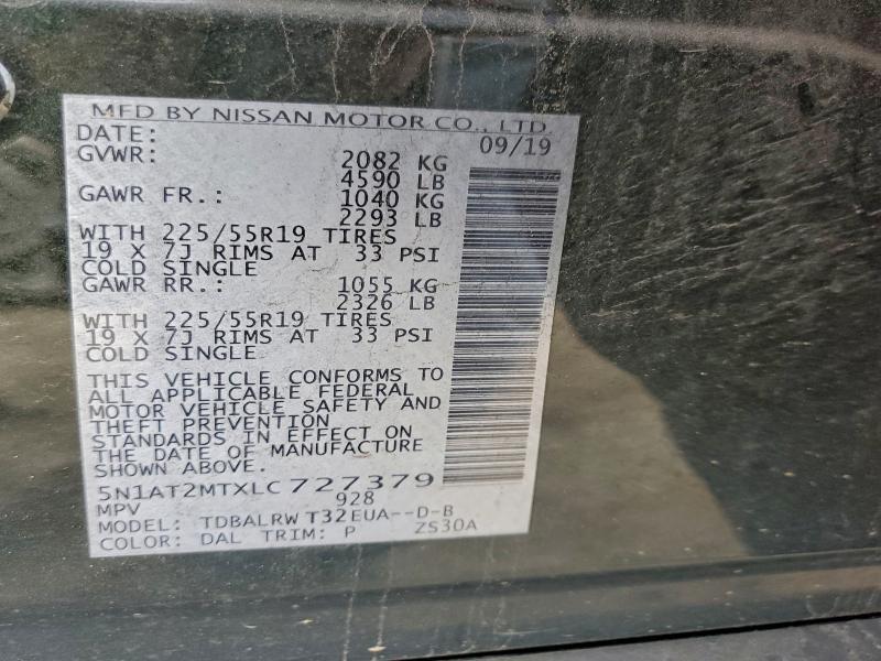 2020 Nissan Rogue s