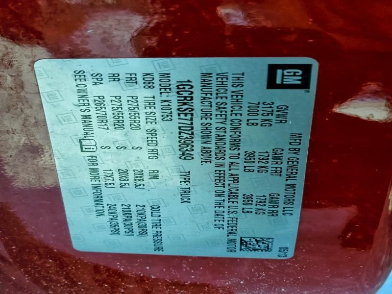 2013 Chevrolet Silverado K1500 LT