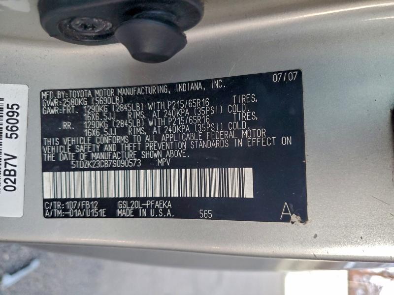 2007 Toyota Sienna ce