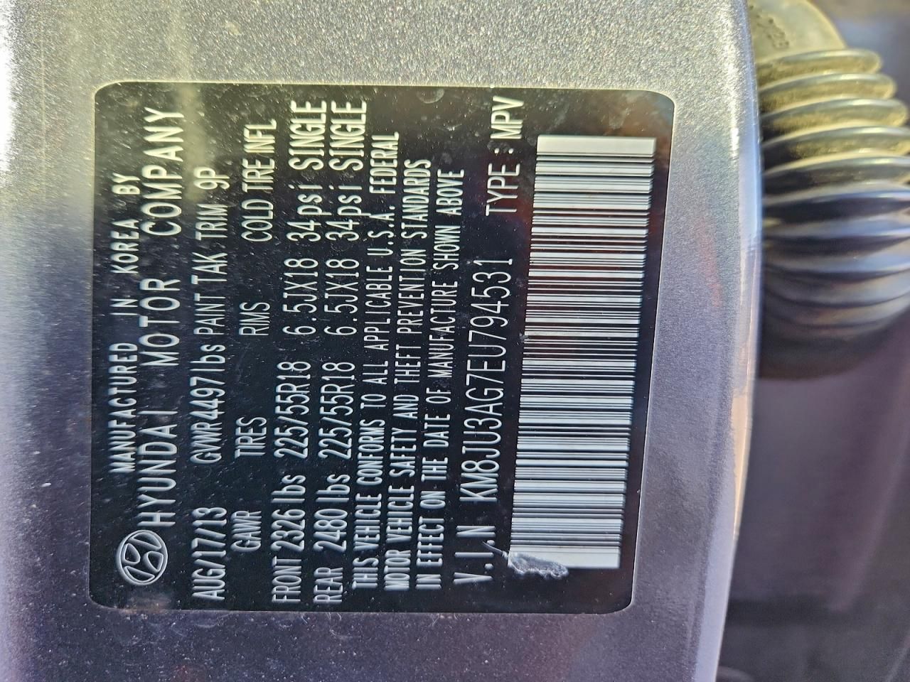 2014 Hyundai Tucson gls