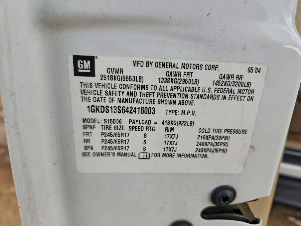 2004 GMC Envoy