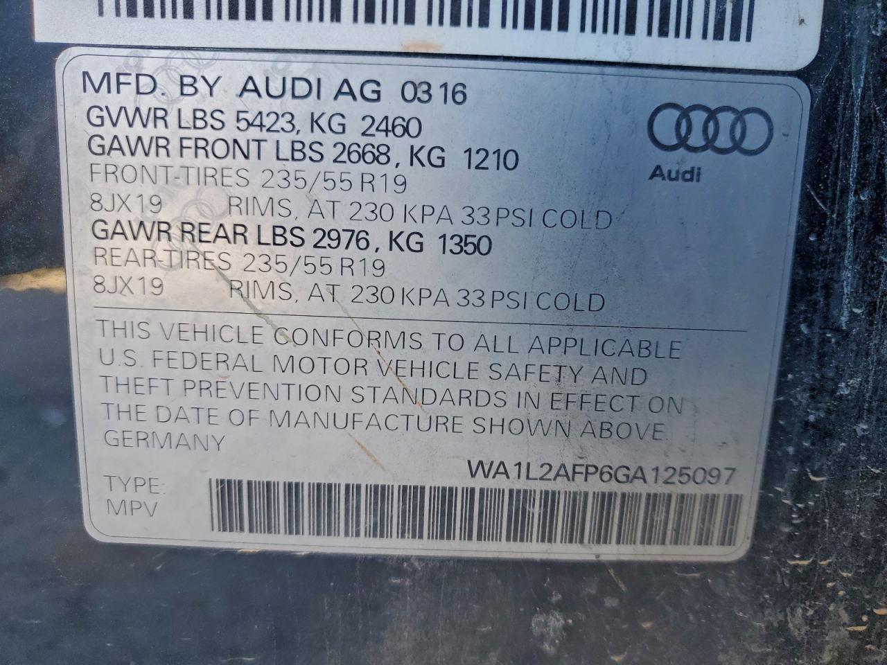 2016 Audi Q5 Premium Plus