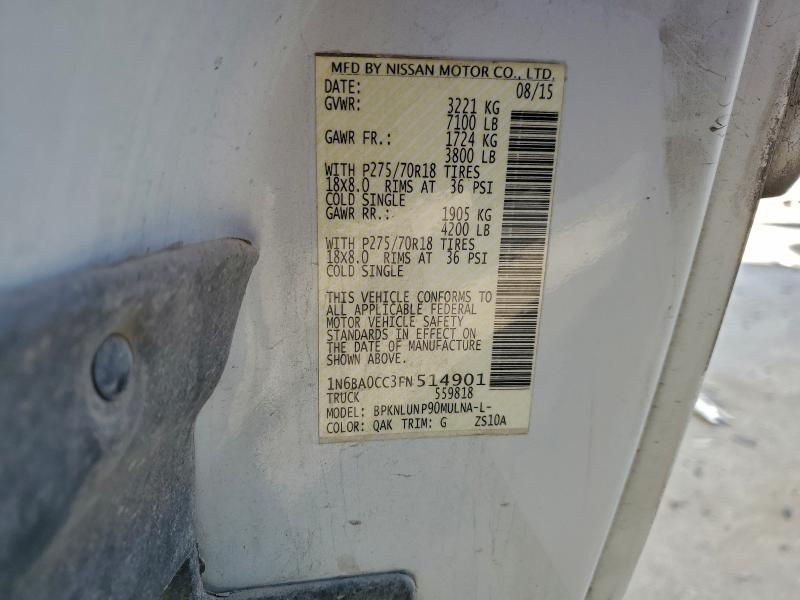 2015 Nissan Titan s