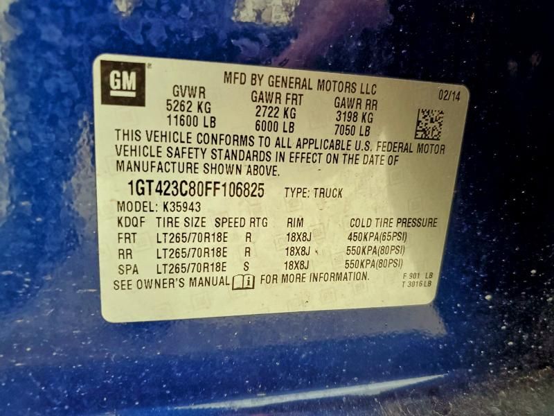 2015 GMC Sierra K3500 slt