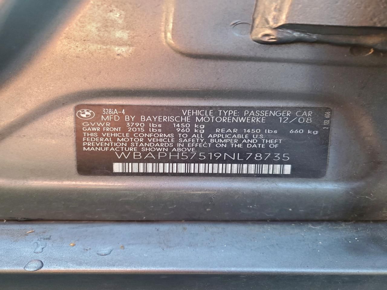 2009 BMW 328 i Sulev