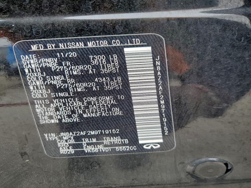 2021 Infiniti Qx80 Luxe