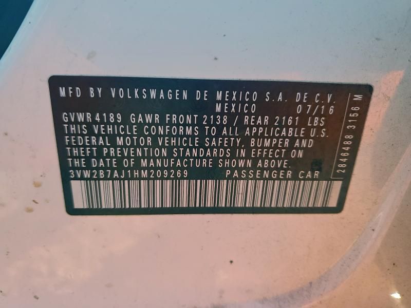 2017 Volkswagen Jetta s