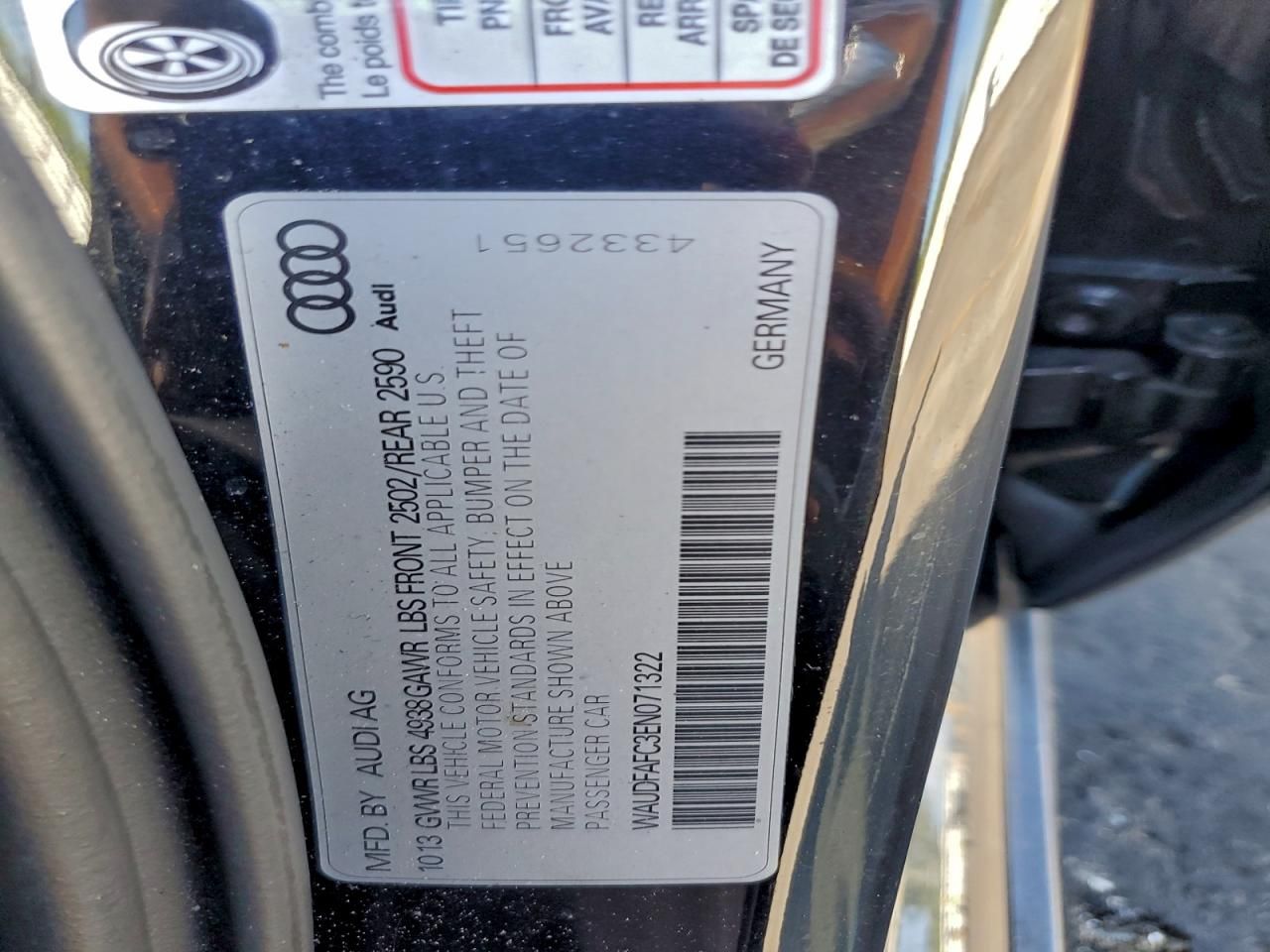 2014 Audi A6 Premium Plus