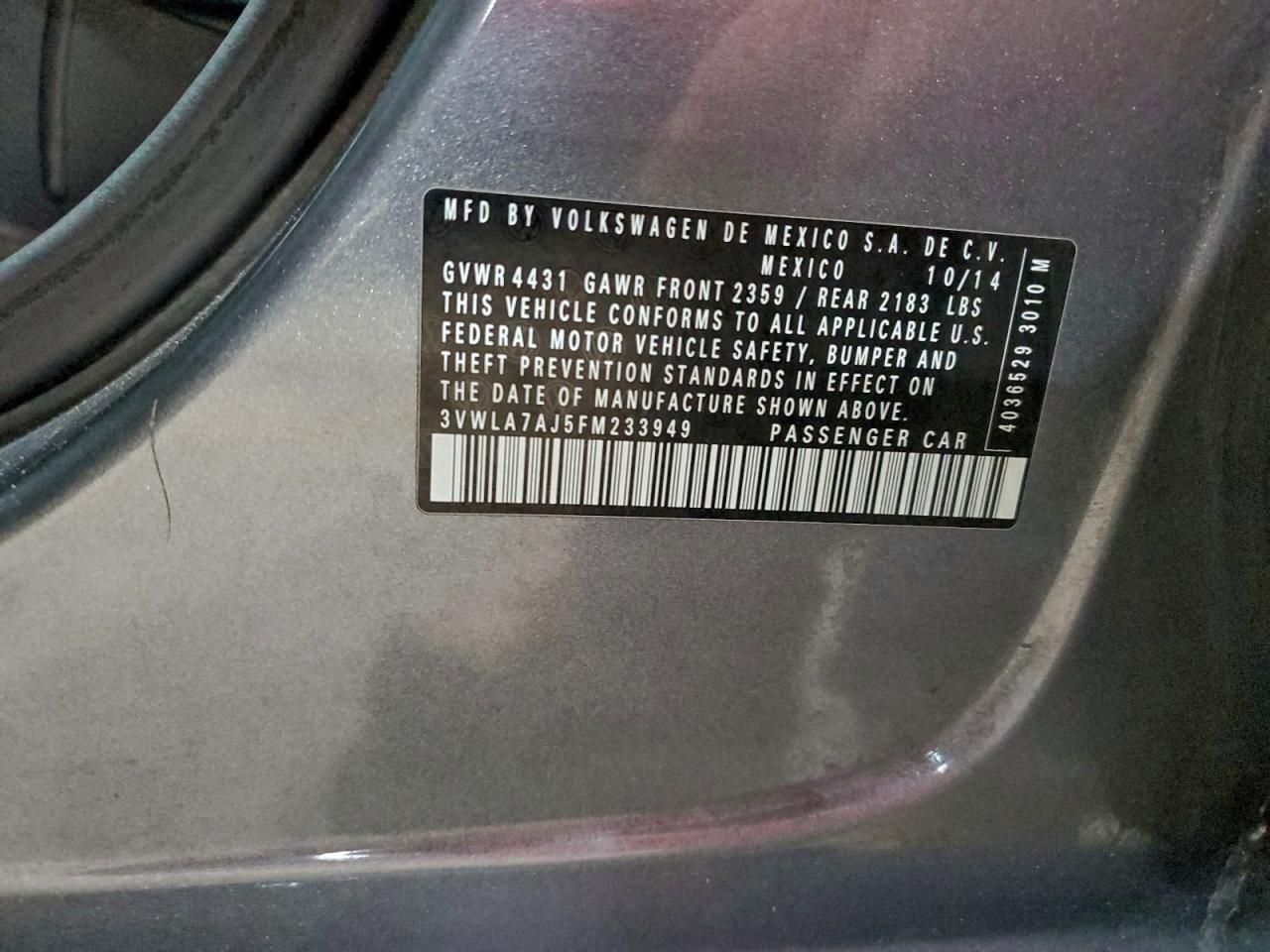 2015 Volkswagen Jetta tdi