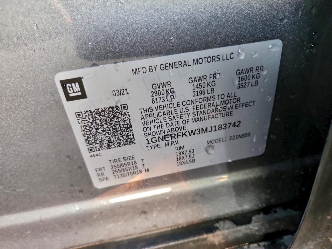 2021 Chevrolet Traverse ls