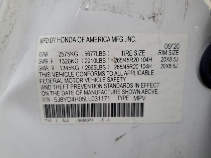 2020 Acura Mdx A-spec