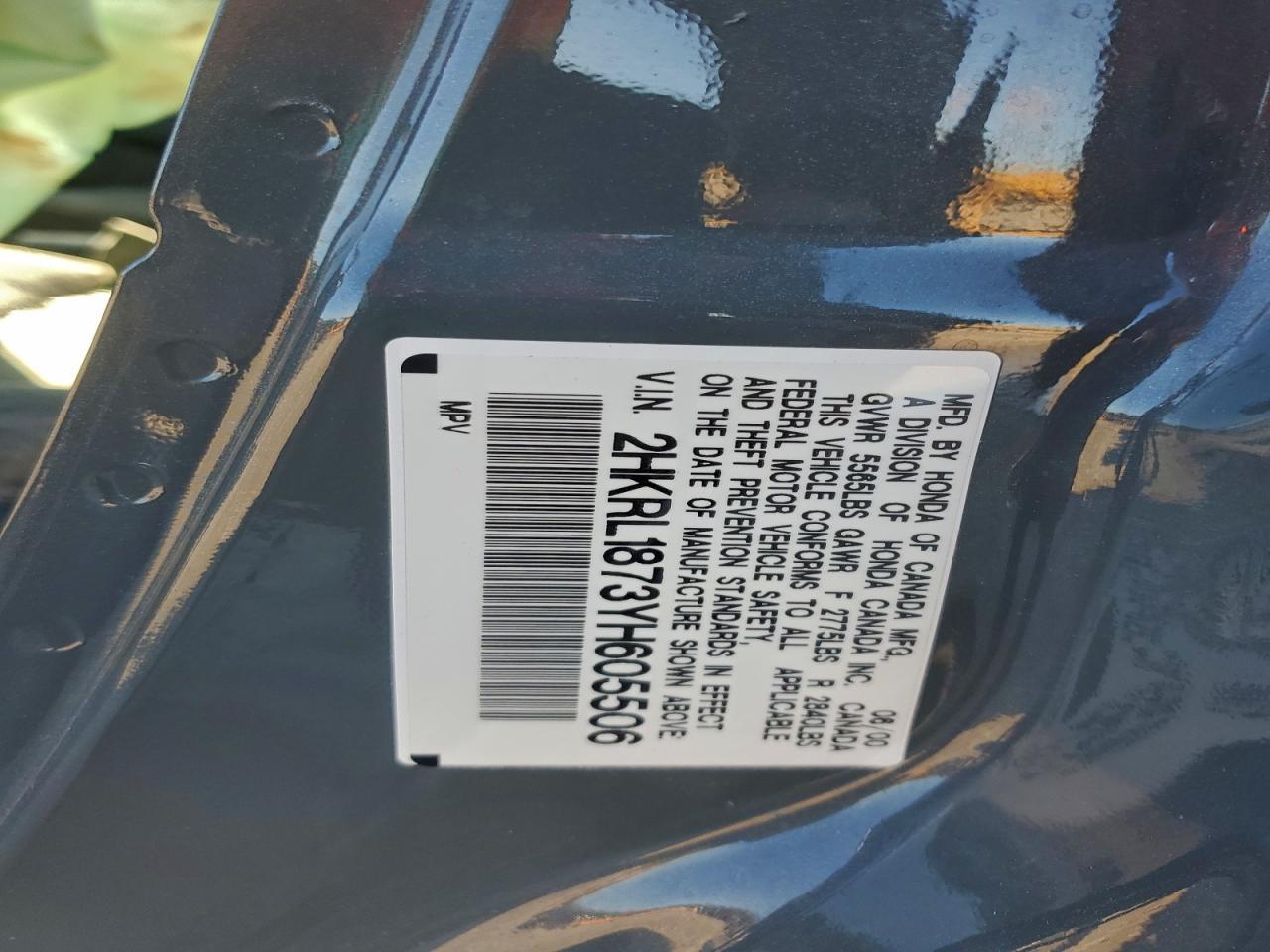 2000 Honda Odyssey ex
