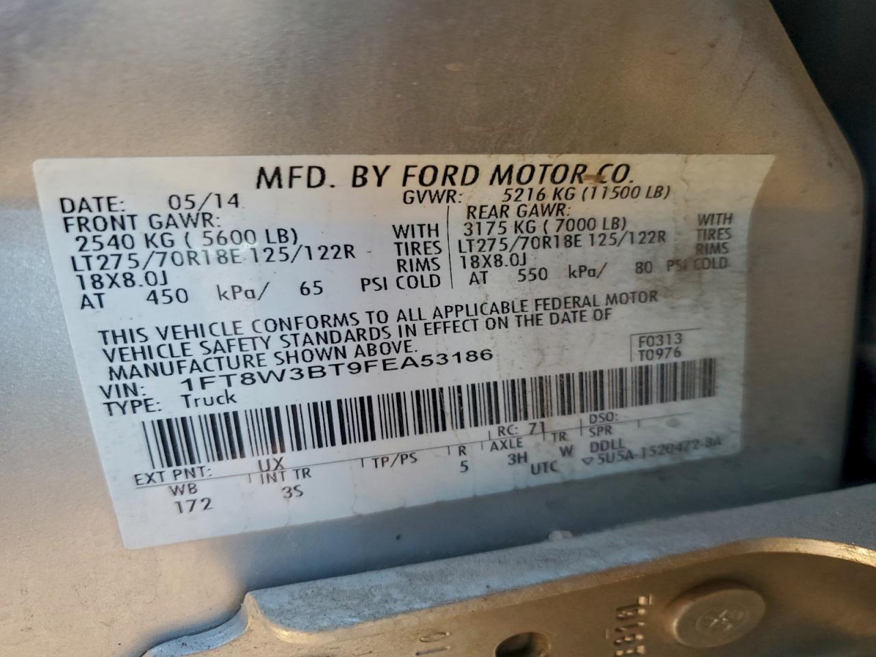 2015 Ford F350 Super Duty