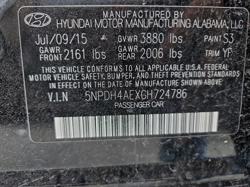 2016 Hyundai Elantra se