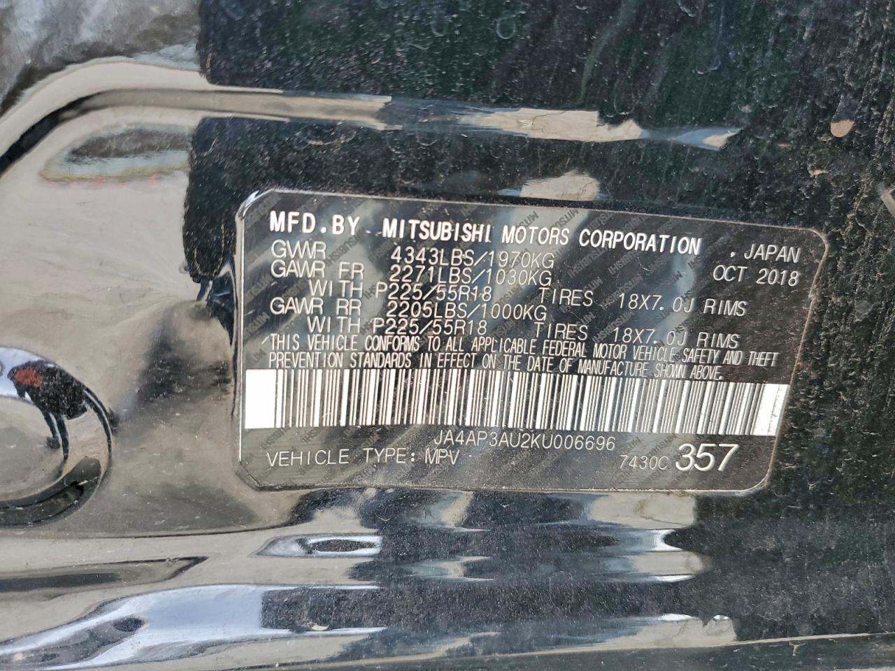 2019 Mitsubishi Outlander Sport es