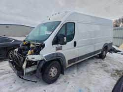 Salvage trucks for sale at Wayland, MI auction: 2018 Dodge RAM Promaster 3500 Delivery Van