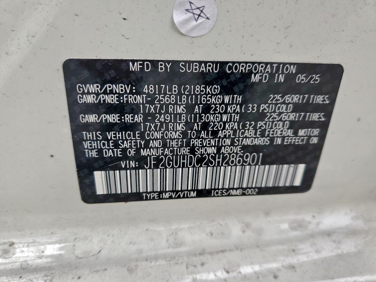 2025 Subaru Crosstrek Premium