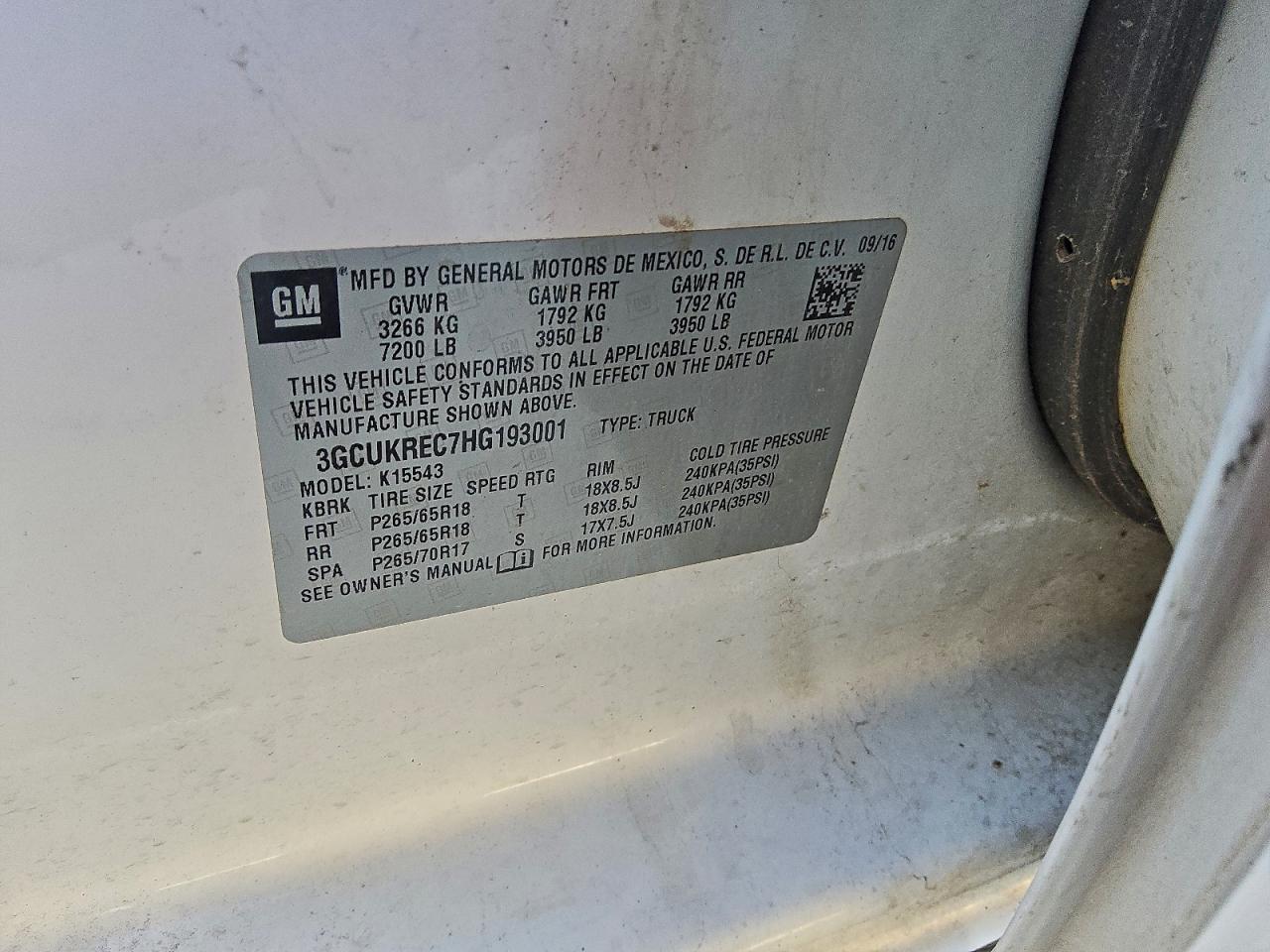 2017 Chevrolet Silverado K1500 LT