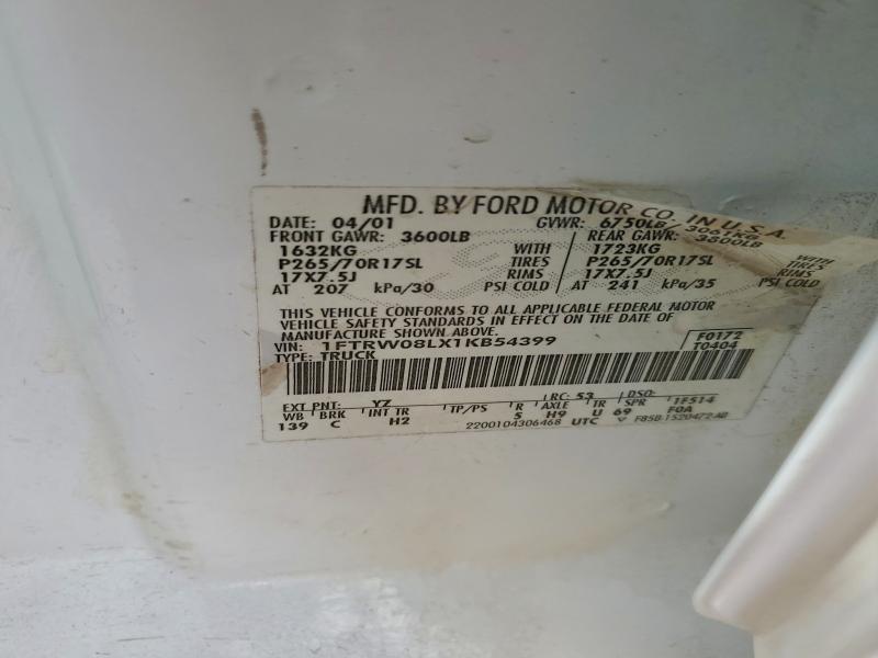 2001 Ford F150 Supercrew