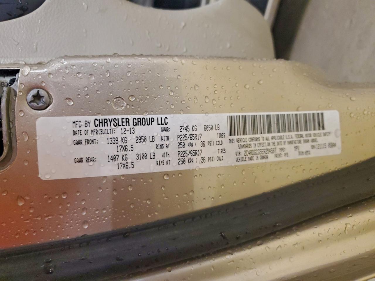 2014 Dodge Grand Caravan sxt