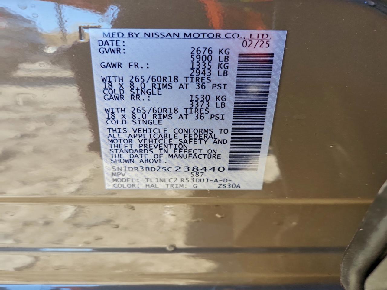 2025 Nissan Pathfinder Rock Creek