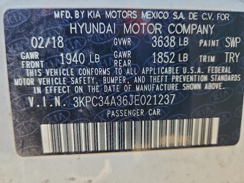 2018 Hyundai Accent Limited