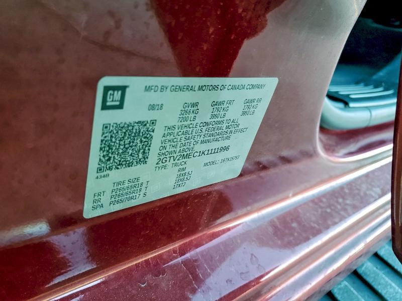 2019 GMC Sierra Limited K1500 sle