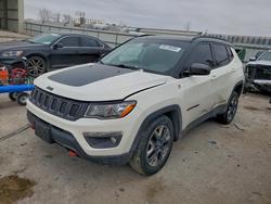 Jeep salvage cars for sale: 2018 Jeep Compass Trailhawk