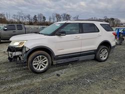 Ford Explorer salvage cars for sale: 2017 Ford Explorer xlt