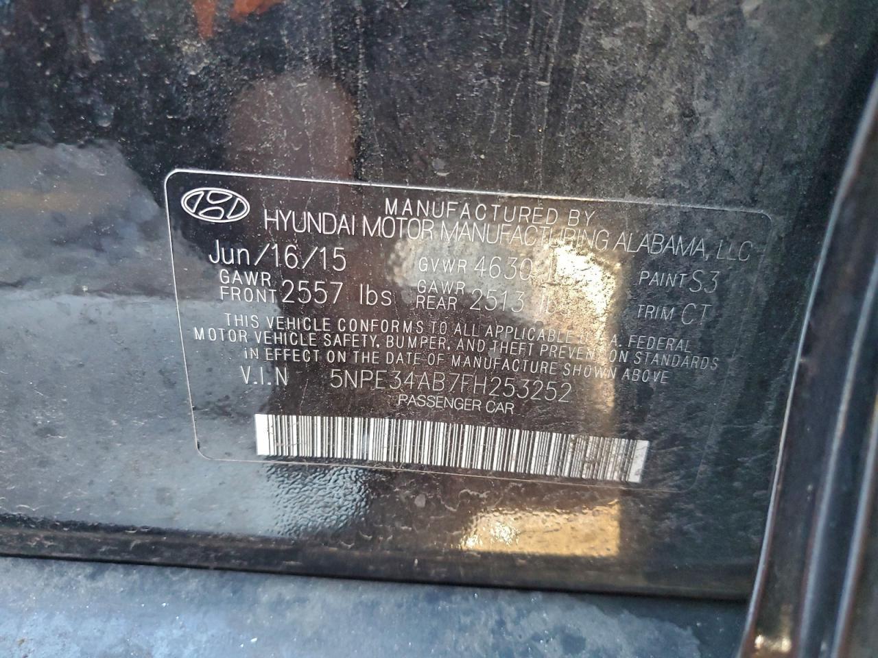 2015 Hyundai Sonata Sport