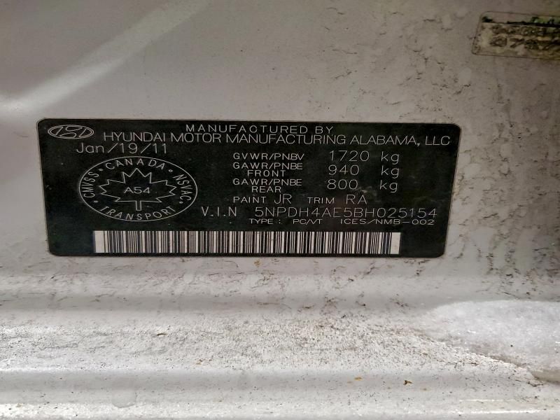 2011 Hyundai Elantra gls