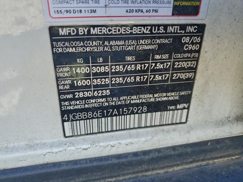 2007 Mercedes-Benz Ml 350