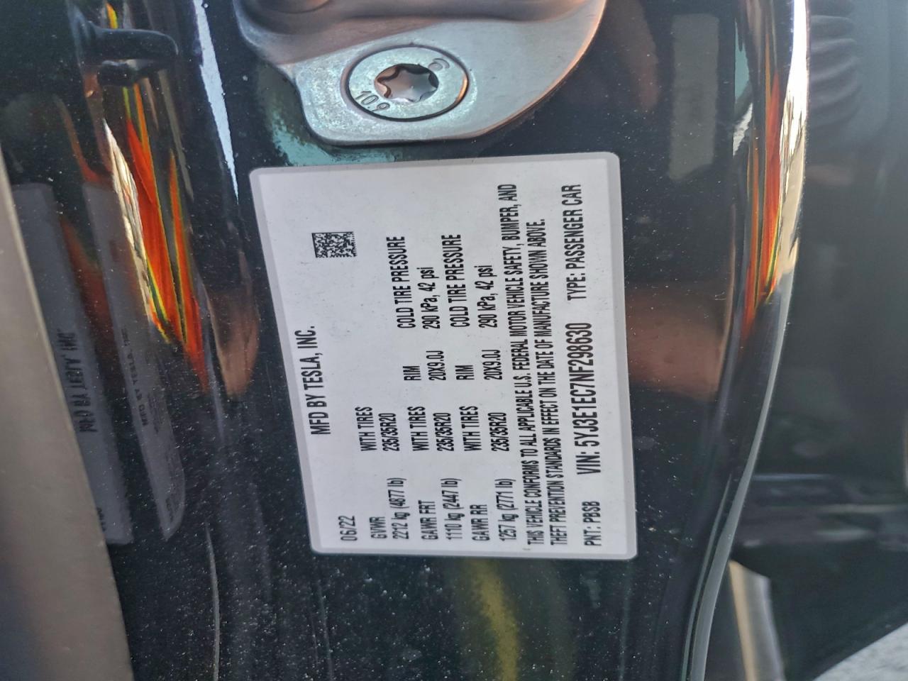 2022 Tesla Model 3