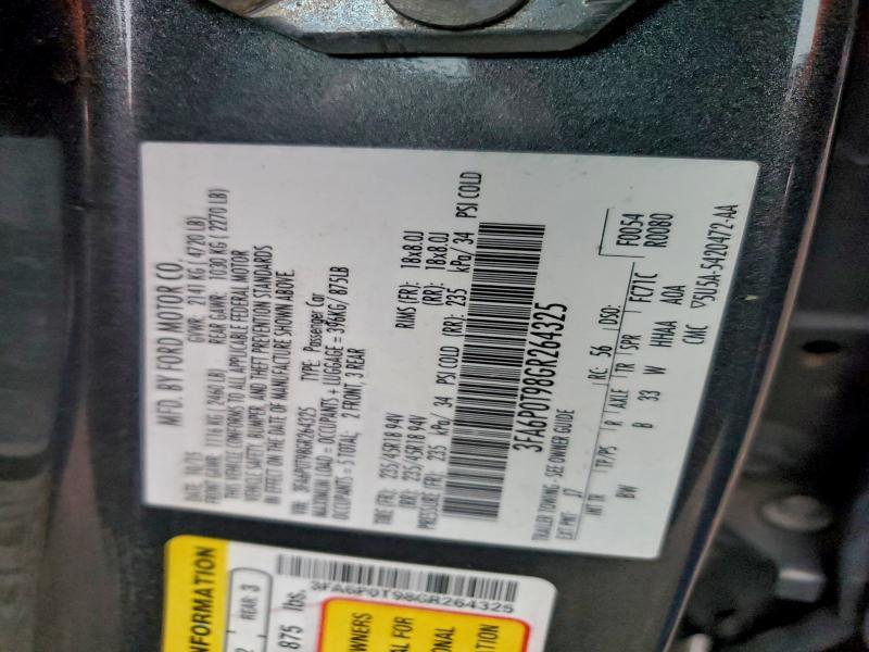 2016 Ford Fusion se
