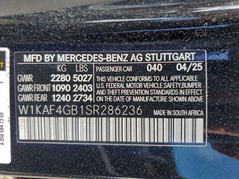 2025 Mercedes-Benz C300