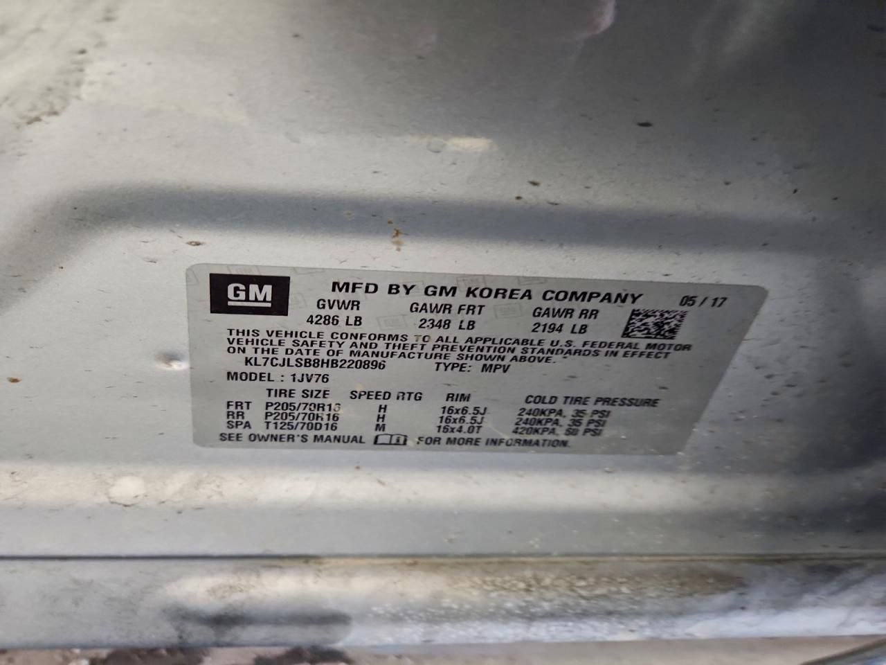 2017 Chevrolet Trax 1LT