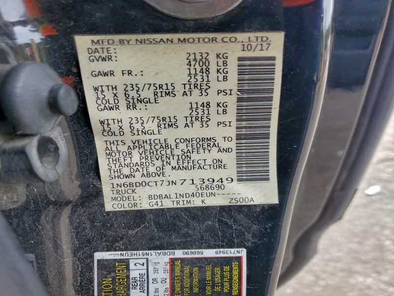 2018 Nissan Frontier s