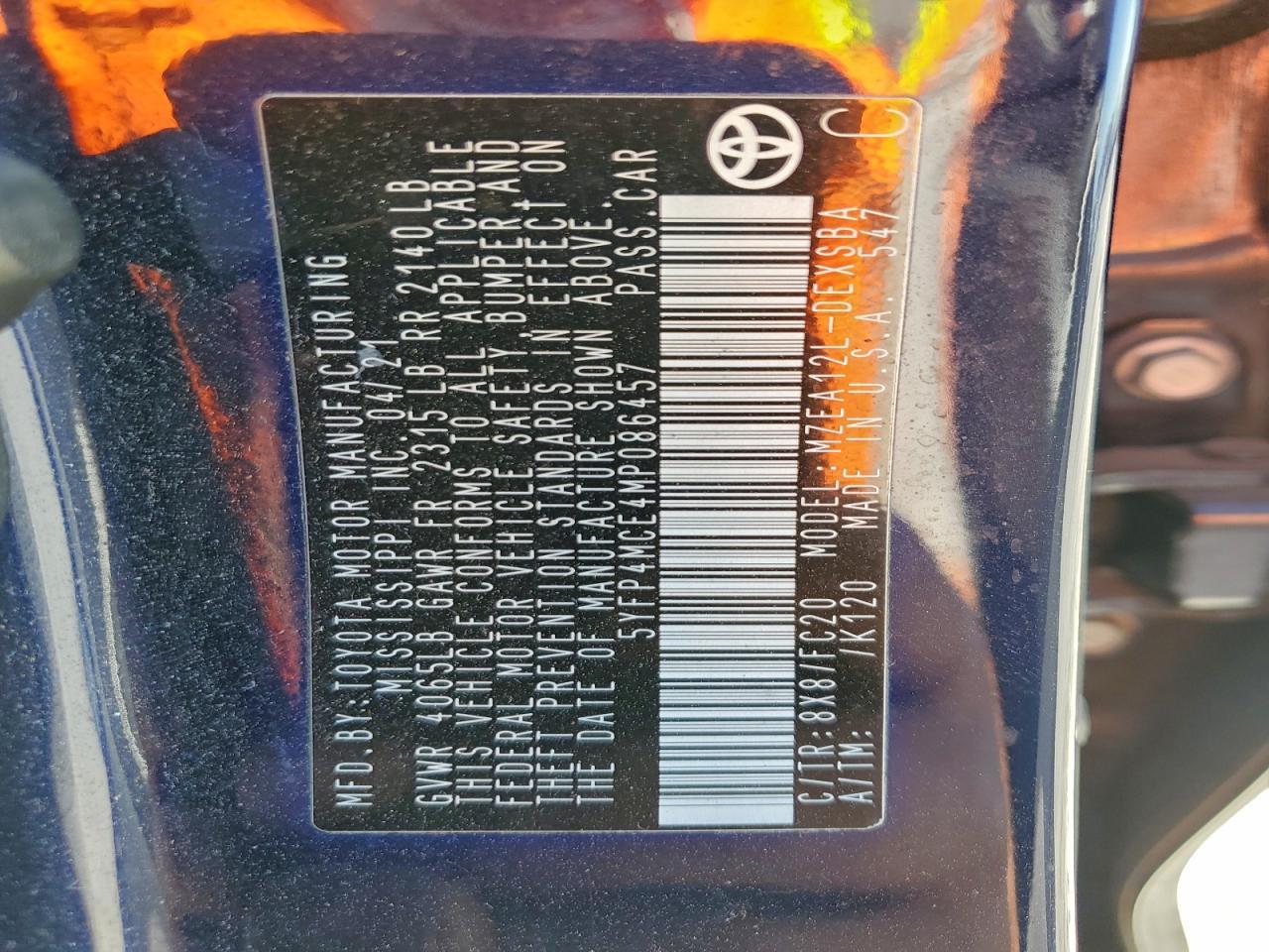 2021 Toyota Corolla se