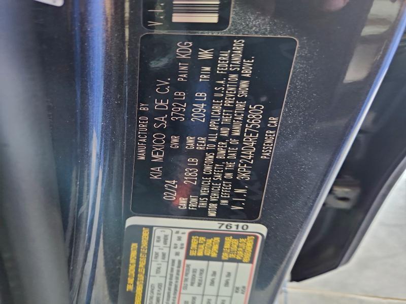 2024 KIA Forte lxs