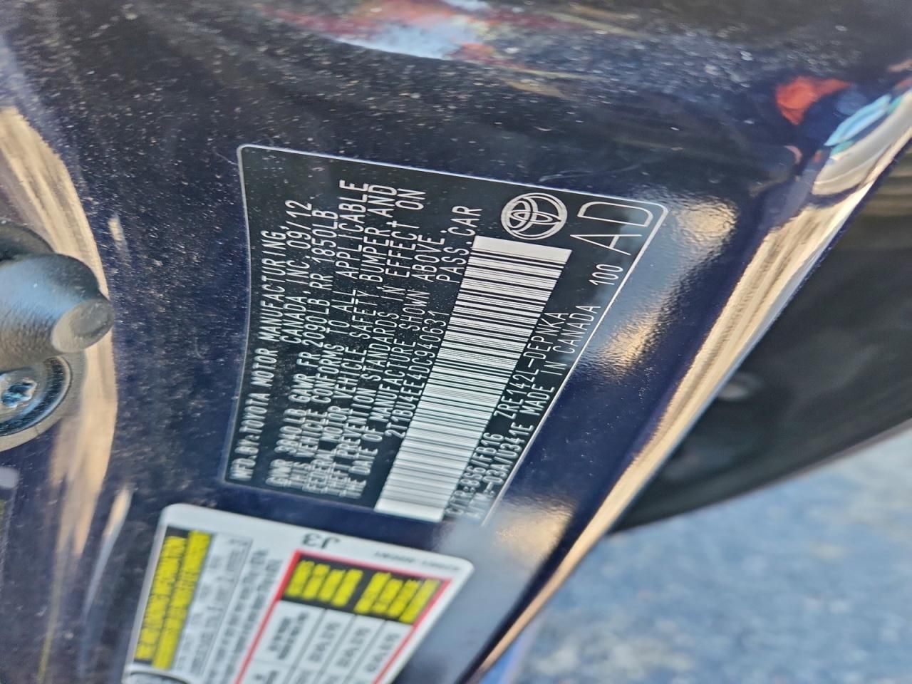 2013 Toyota Corolla Base