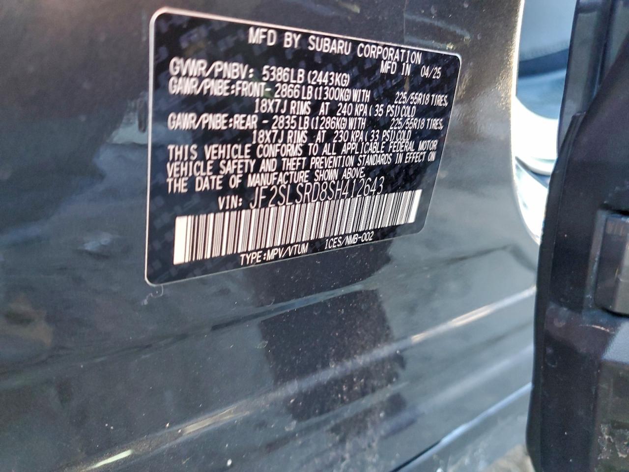 2025 Subaru Forester Limited