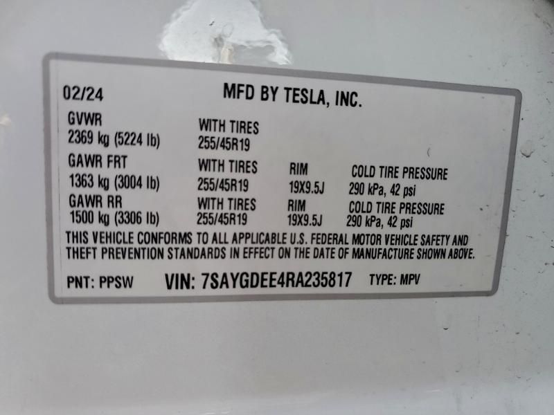 2024 Tesla Model y