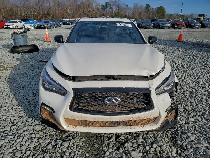 2022 Infiniti Q50 red Sport 400