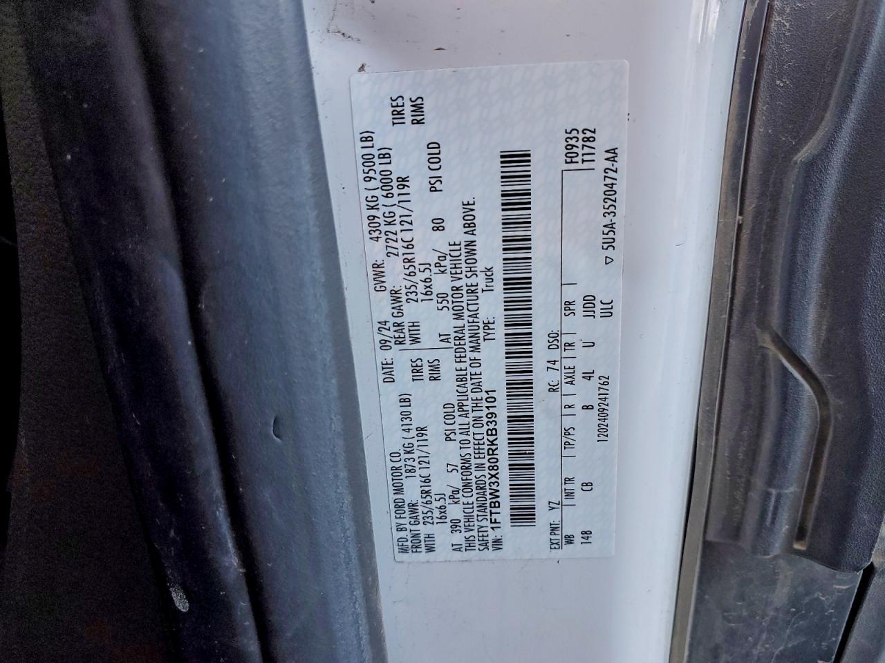 2024 Ford Transit T-350
