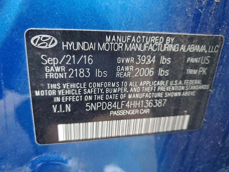 2017 Hyundai Elantra se